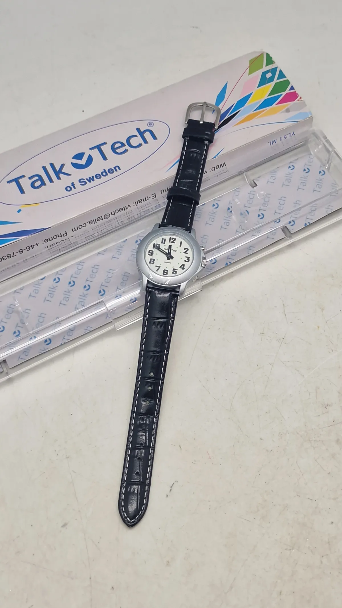 Talktech armbåndsur med æske