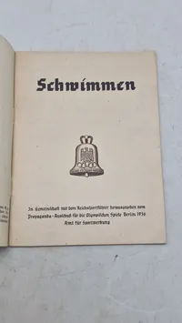 Olympiade hæfter fra 1936. Originale