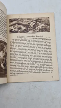 Olympiade hæfter fra 1936. Originale