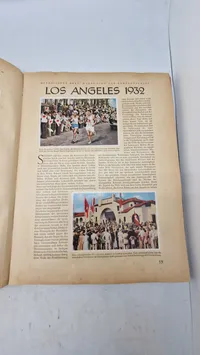 Samlebog fra olympiaden i 1936. Originalt