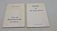 Hæfter om ordner og medaljer fra ww2