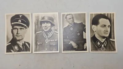 Samling postkort med ritterkreuzträgere. genoptryk