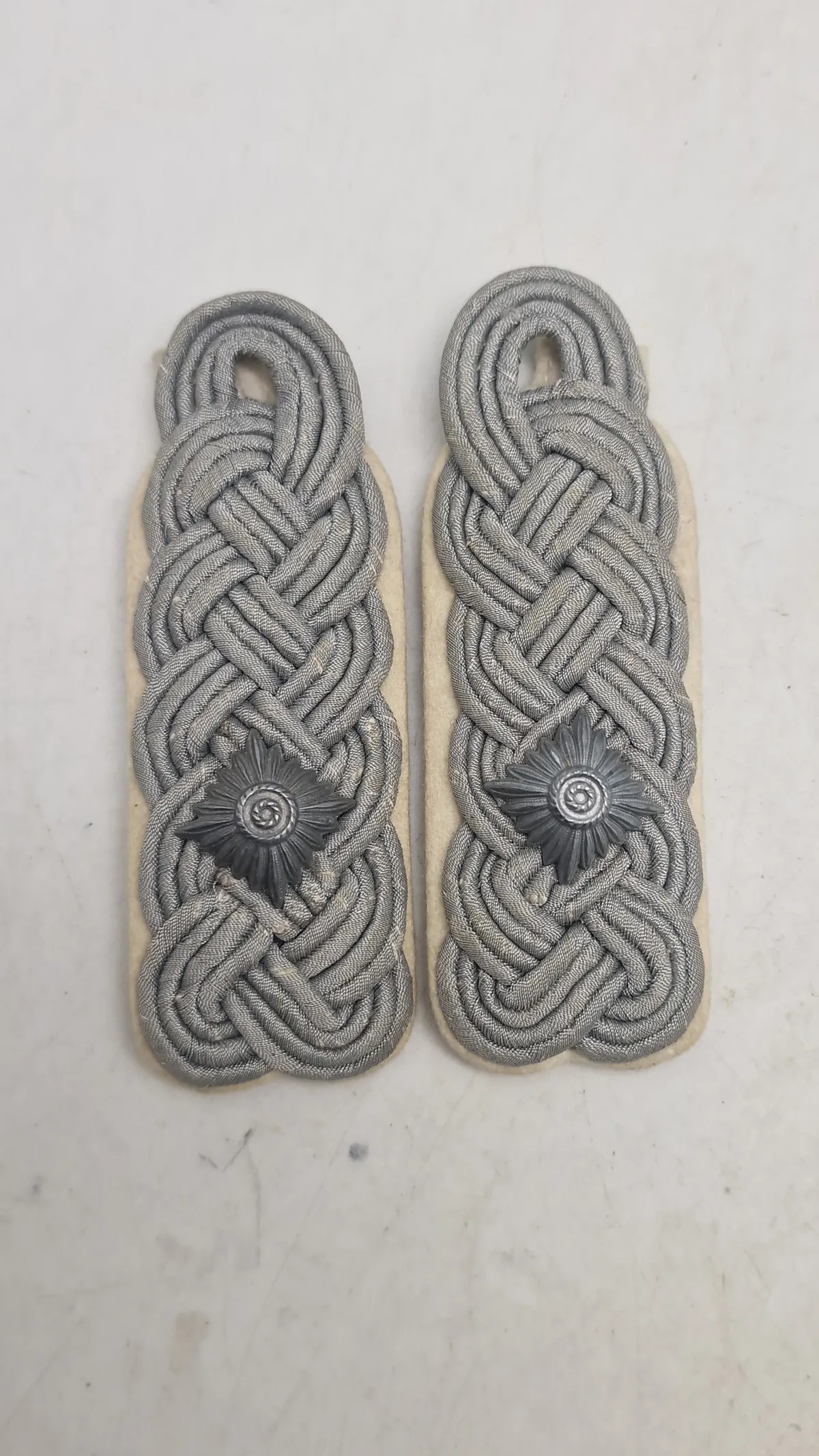 Tyske Officers skulderstropper infanteri Oberstleutnant WW2, originale