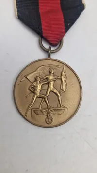 Medaille zur Erinnerung an den 1. Oktober 1938. Original