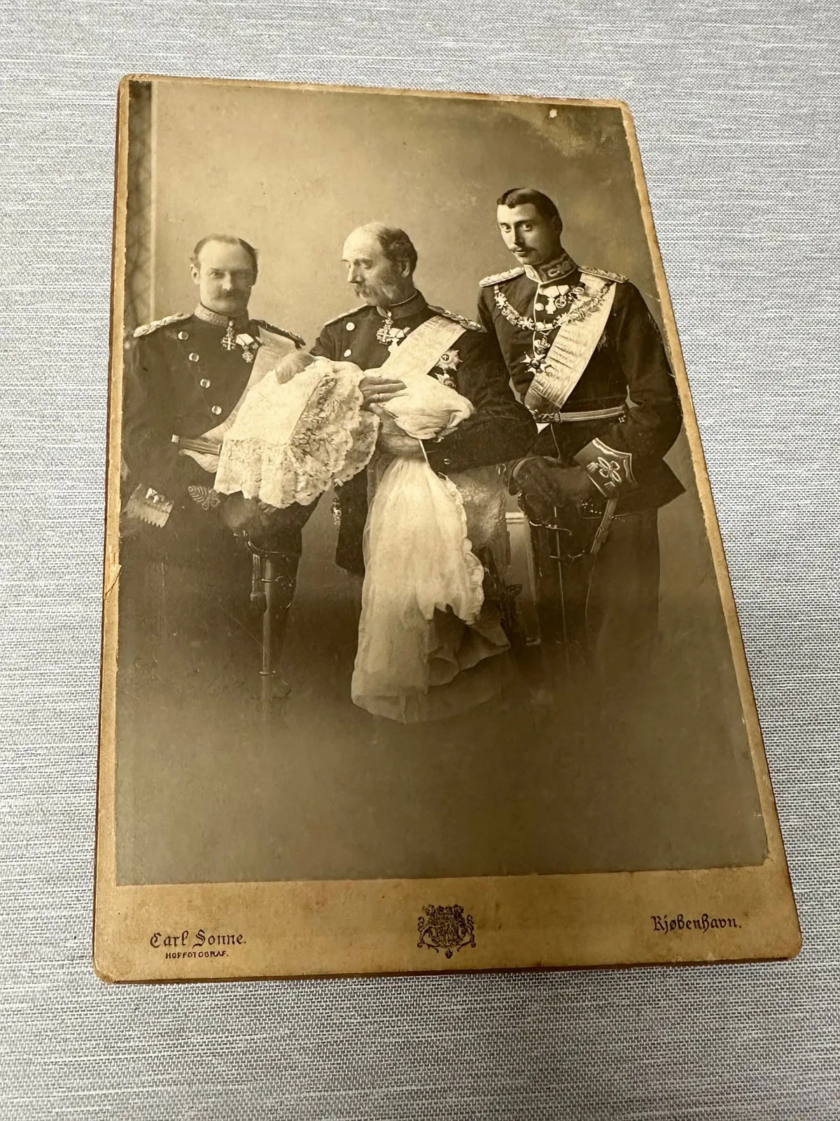 Originalt Dåbsbillede Frederik 9