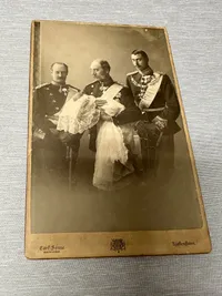 Originalt Dåbsbillede Frederik 9