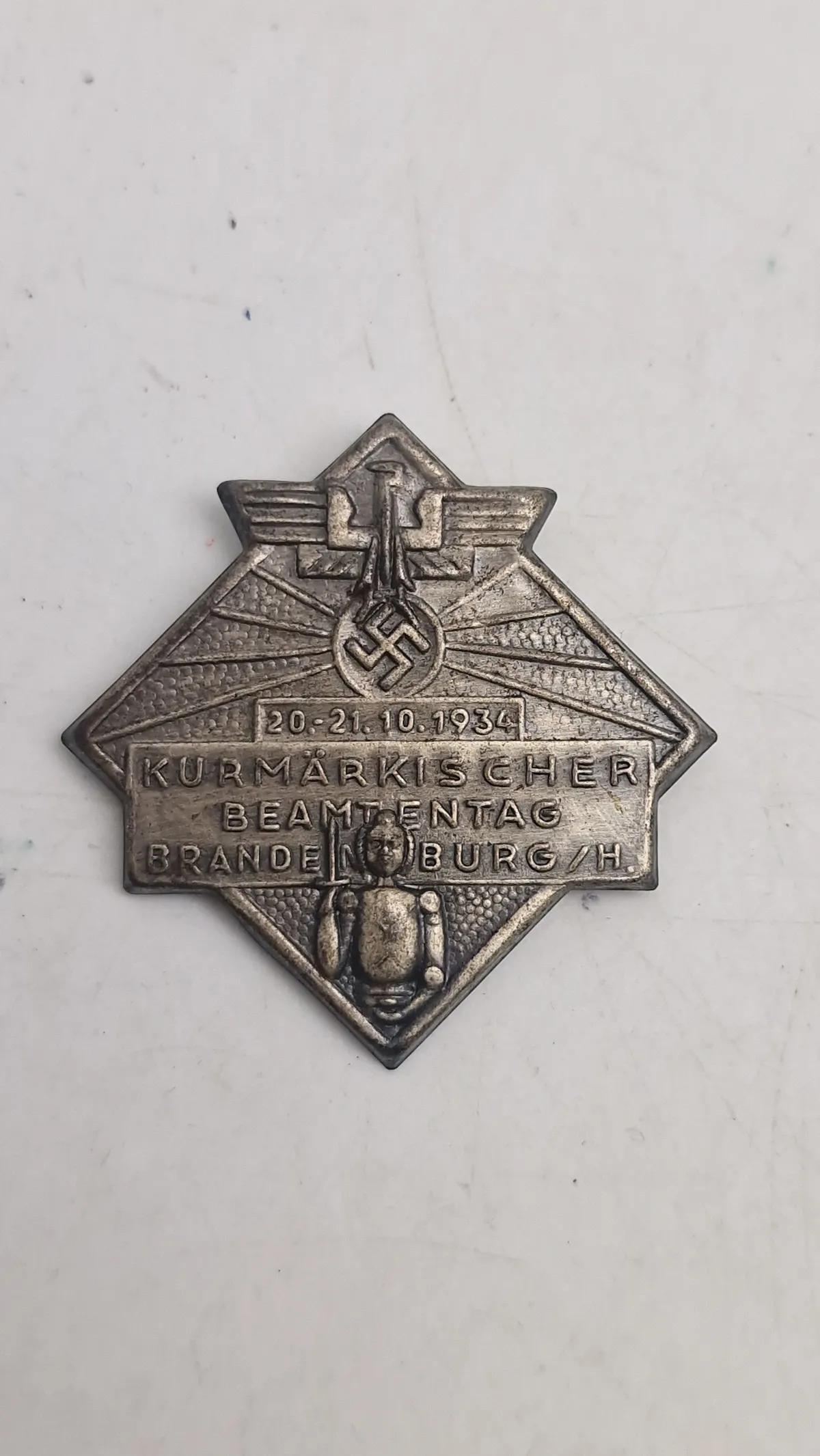 "Kurmärkischer Beamtentag" pin. Original