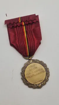 Belgisk King Albert Medal fra 1914-1918. Original