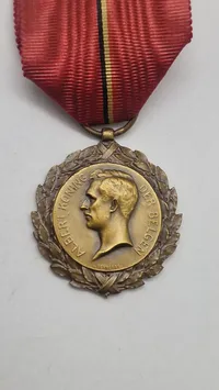 Belgisk King Albert Medal fra 1914-1918. Original