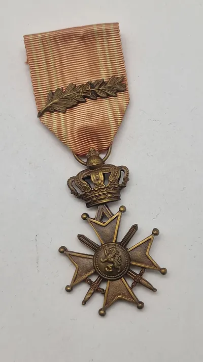 Belgisk Croix de Guerre, ww2. Original