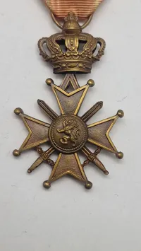 Belgisk Croix de Guerre, ww2. Original