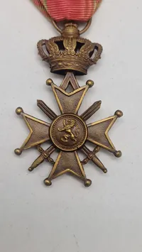 Belgisk Croix de Guerre, ww2. Original