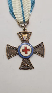 Red Cross, Decoration of Honour for Services to the Bavarian Red Cross in Bronze. Original