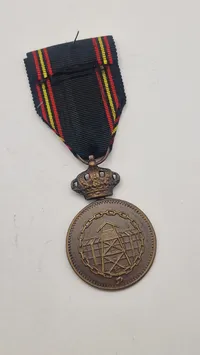 Belgisk krigsfange-medalje fra 1940-1945. Original