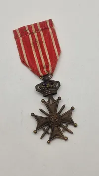 Belgisk Croix de Guerre, ww1. Original