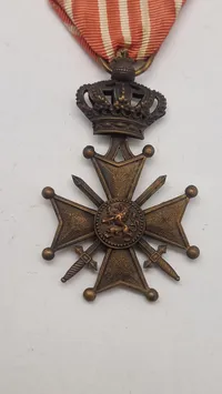 Belgisk Croix de Guerre, ww1. Original