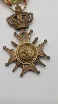 Belgisk Croix de Guerre, ww2. Original