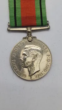 Britisk Defence Medal, ww2. Original