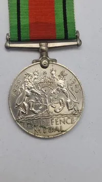 Britisk Defence Medal, ww2. Original