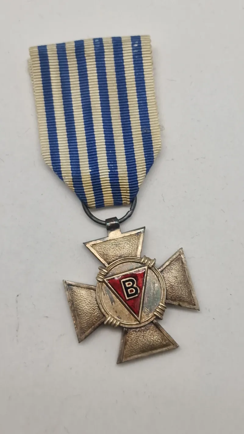 belgisk Kors for Politiske Fanger 1940–1945. Original