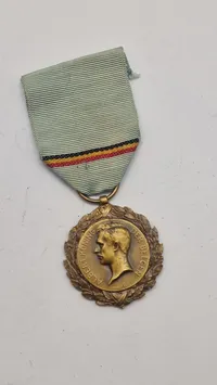 Belgisk medalje for politiske fanger fra 1914–1918. Original