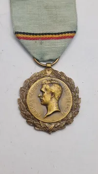 Belgisk medalje for politiske fanger fra 1914–1918. Original