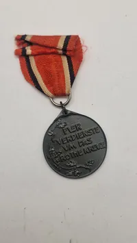 Pre-WWI Imperial German Prussian Red Cross Medal 3rd Class 1898 . Original