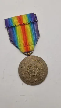 Belgisk Victory Medal, ww1. Original