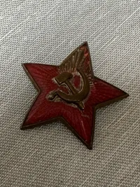 Original Russisk WW2 kasket stjerne