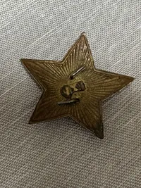 Original Russisk WW2 kasket stjerne