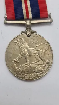 Brittisk War Medal 1939-1945. Original