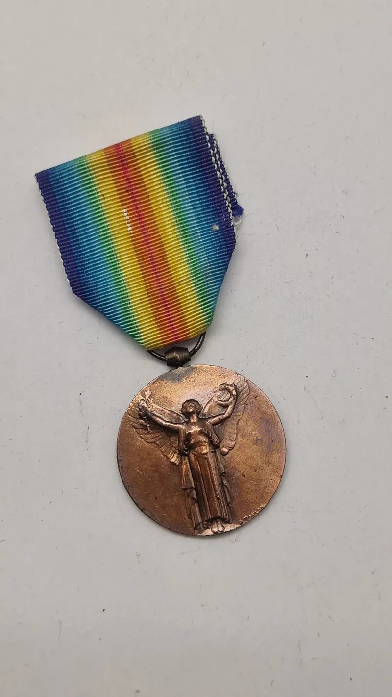 Fransk Medaille de la Victoire, ww1. Original