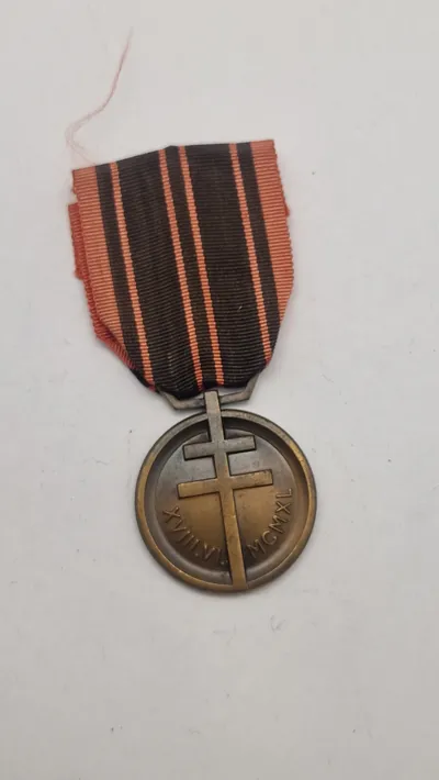 Fransk Médaille de la Résistance (Modstandsmedalje), ww2. Original