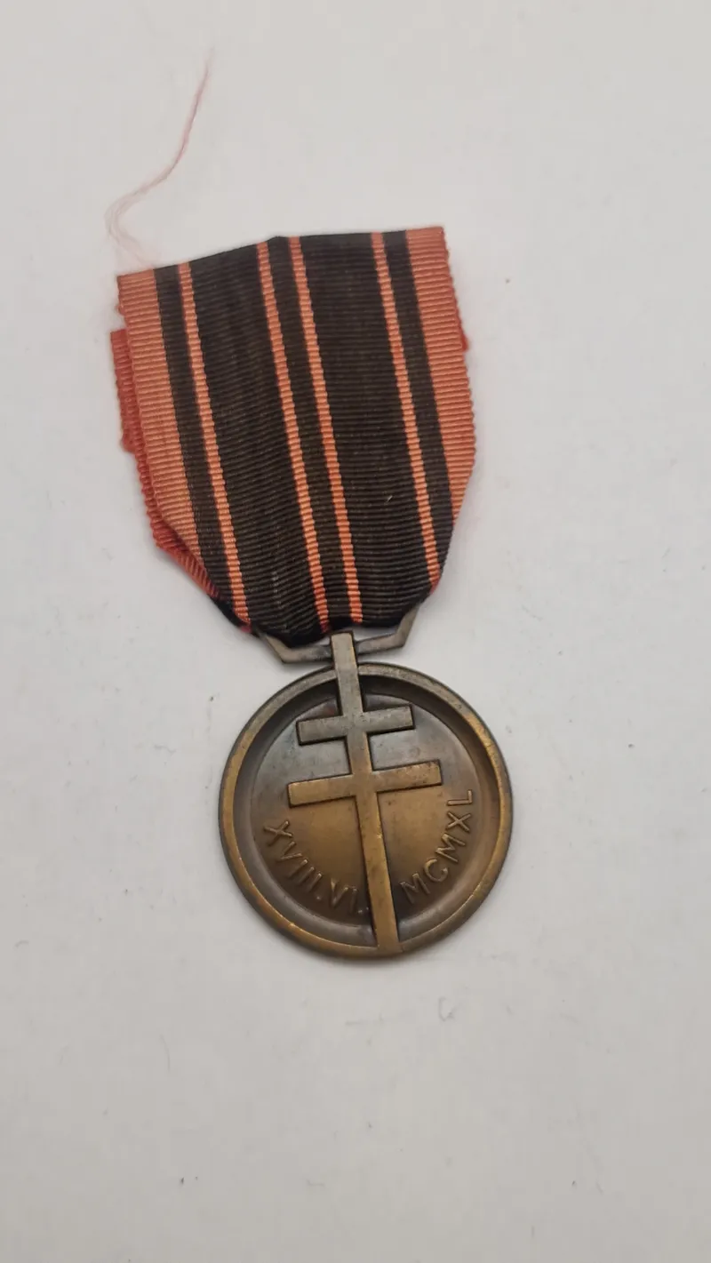 Fransk Médaille de la Résistance (Modstandsmedalje), ww2. Original