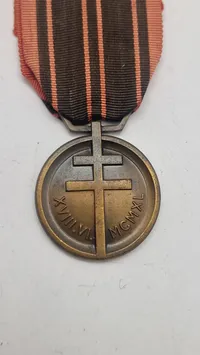 Fransk Médaille de la Résistance (Modstandsmedalje), ww2. Original