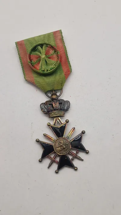 Belgisk Military Cross, 1st Class. Original