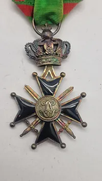 Belgisk Military Cross, 1st Class. Original