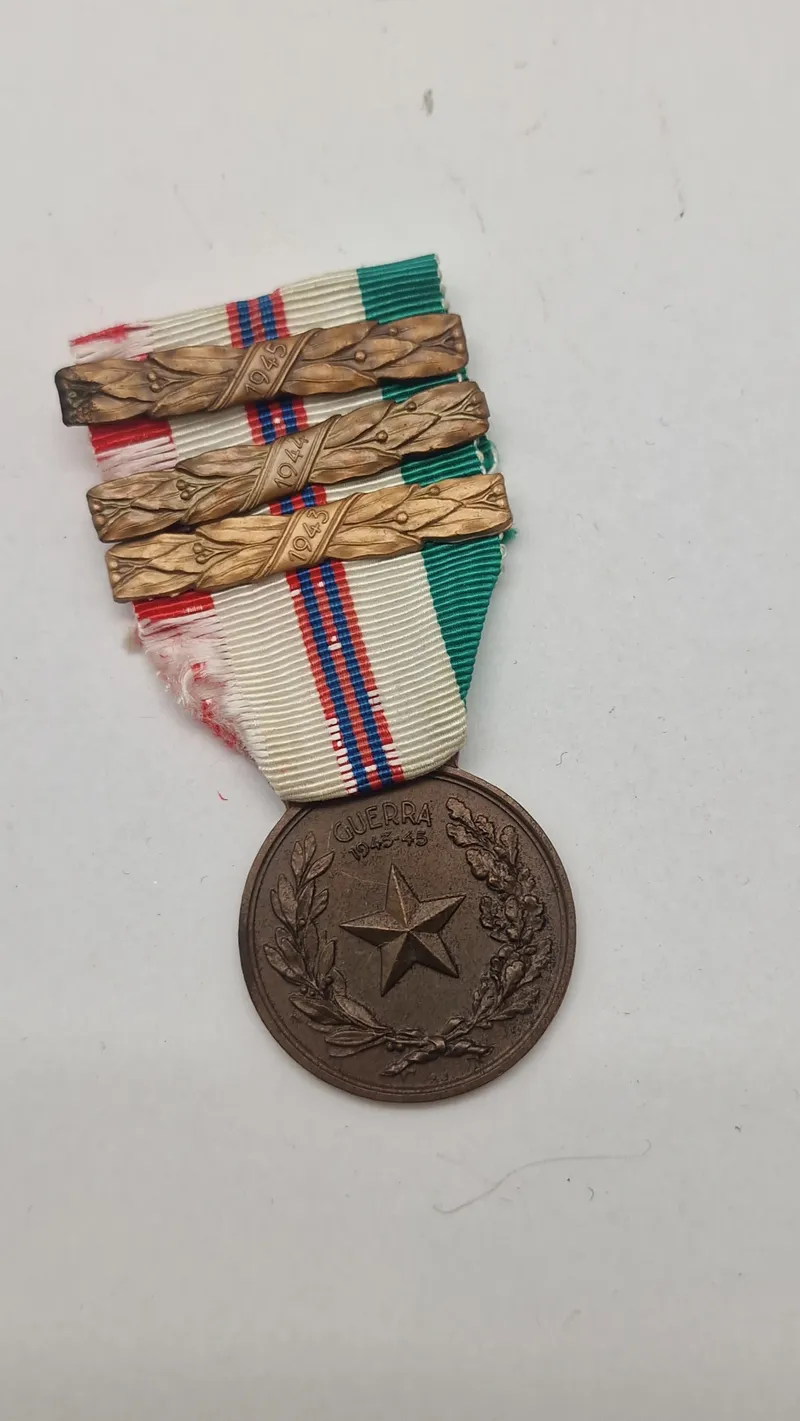 Italiensk mindemedalje for befrielseskrigen 1943-1945. Original