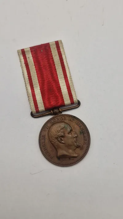 Dansk deltager medalje for 1.slesvigske krig 1848-50. Original