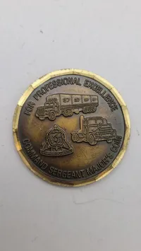 challenge coin"fra den 28. transportbataljon i den amerikanske hær