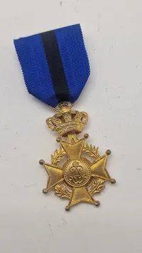 Belgisk Leopold II-orden (Ordre de Léopold II / Orde van Leopold II). Original