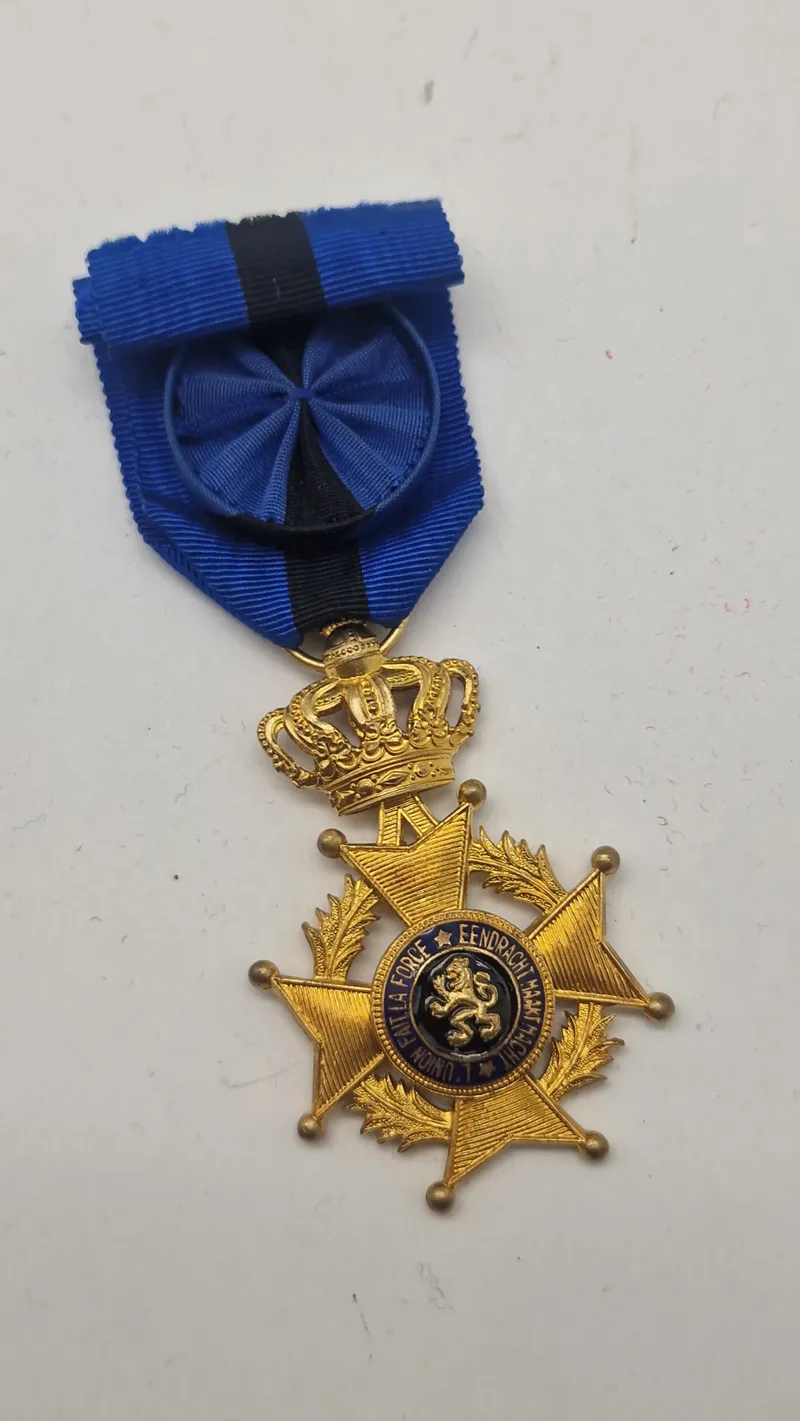 Belgisk Leopold II-orden (Ordre de Léopold II / Orde van Leopold II). Original