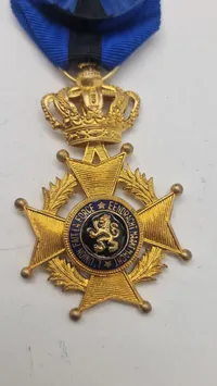 Belgisk Leopold II-orden (Ordre de Léopold II / Orde van Leopold II). Original