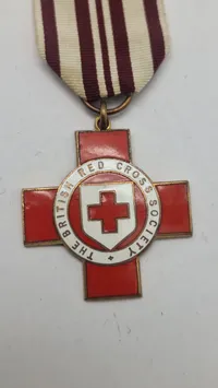 Brittisk Proficiency in Red Cross Nursing' medal. Original
