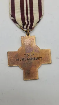 Brittisk Proficiency in Red Cross Nursing' medal. Original