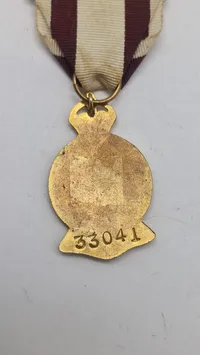 British Red Cross Society 3 Years Service Medal. Original