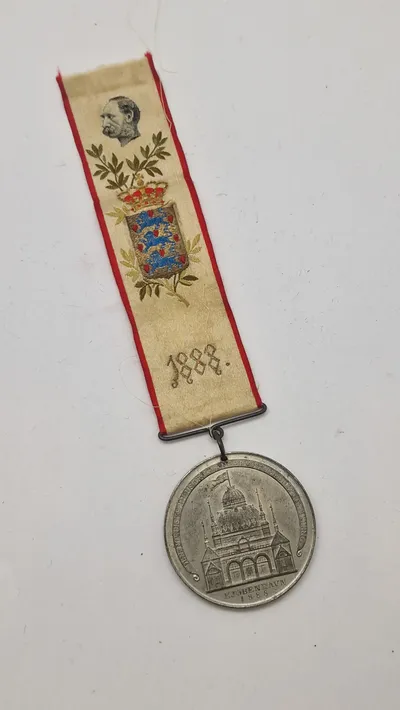 Dansk medalje fra den Nordiske Industri-, Landbrugs- og Kunstudstilling i København i 1888