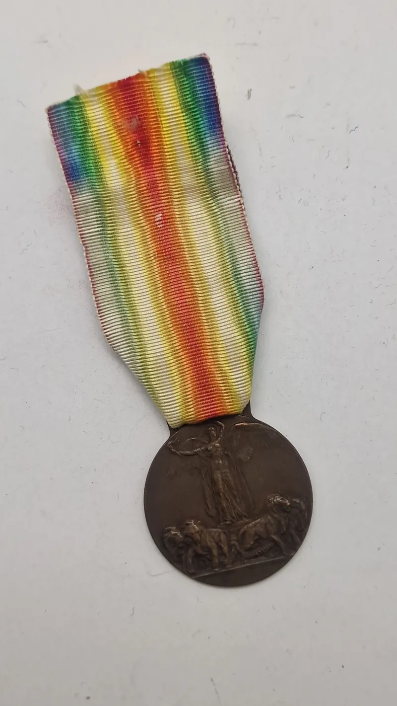 Italiensk Medaglia interalleata della Vittoria medalje, ww1. Original