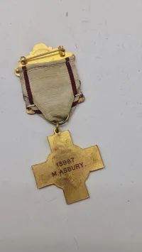 British Red Cross Society Proficiency in First Aid-medalje, ww2. Original