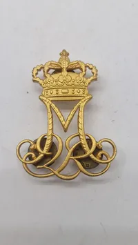 Reginaer og medalje fra garderforeningen. Originale